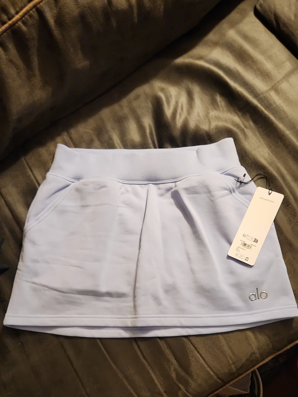 ALO Yoga Light Provence Blue Skirt